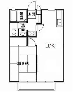 サンコートヴィレッジ【2階】の間取り