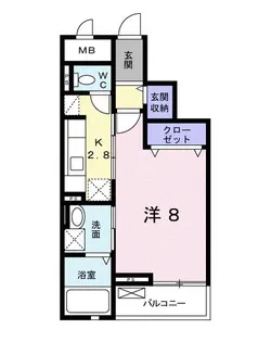 パストラール ガーデン【3階】の間取り