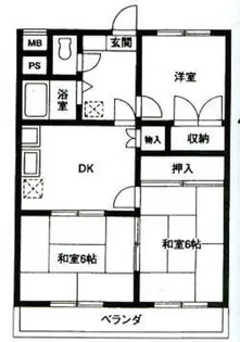 ラミアール末広【3階】の間取り