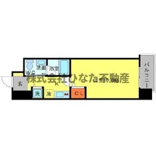 アーデン土佐堀【4階】の間取り