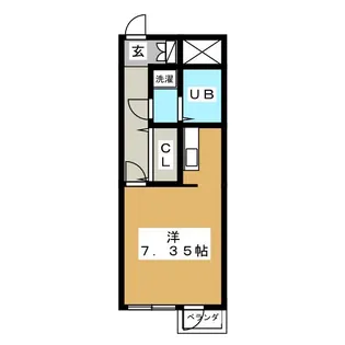 晴嵐荘【3階】の間取り