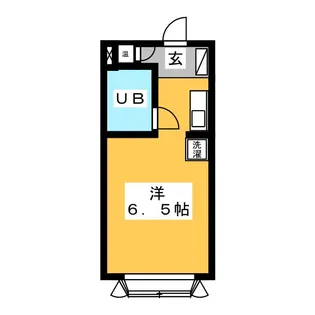 エルミ千駄木【1階】の間取り
