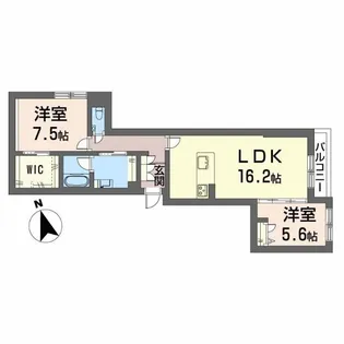 (新築)フィリア刈谷【2階】の間取り