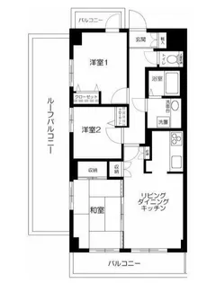 フレグラント町田【6階】の間取り
