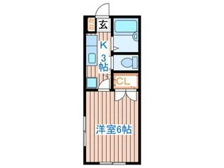 ハウス吹上II【1階】の間取り