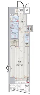 プレサンス本町プライム【11階】の間取り