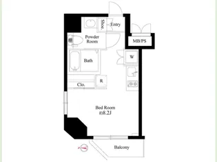 La Perla Waseda【4階】の間取り
