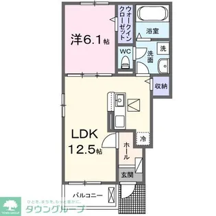 フォルテ.S.S【1階】の間取り