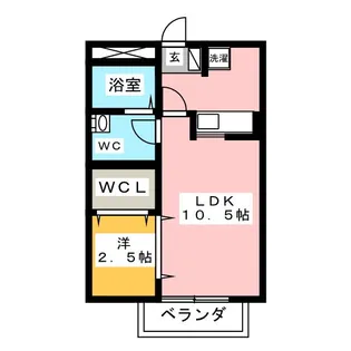 サンタプレイス【3階】の間取り