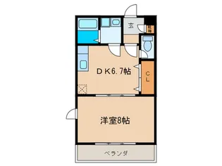 レイクサイド十番館【2階】の間取り