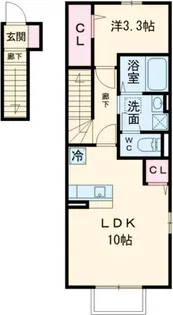 Park Hills Honcho【2階】の間取り