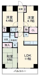 COMODO宮崎台【5階】の間取り