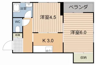 キャッスル竹井【2階】の間取り