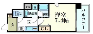 アスヴェル京都市役所前II【8階】の間取り