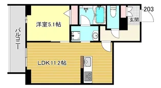 ヴィラ ヨシダ【1階】の間取り