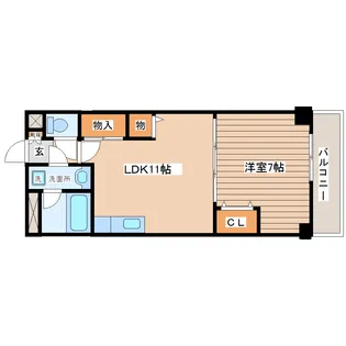 セブンティーヒルズ【2階】の間取り