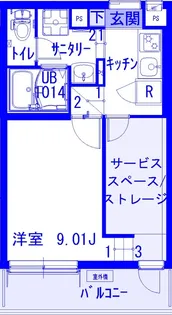 IXO上木崎【2階】の間取り