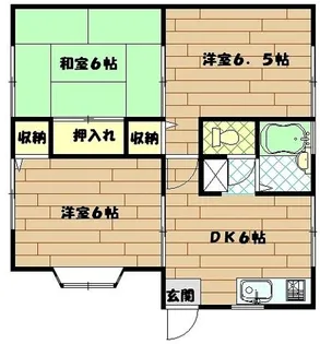 ハーミテージ舟倉【1階】の間取り