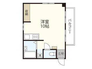 エレガンス庚午【3階】の間取り