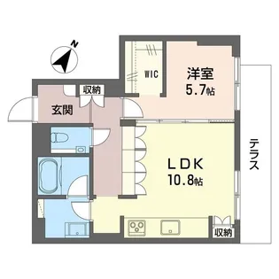 ロワテル【1階】の間取り