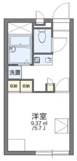 レオパレスソレイユ【1階】の間取り