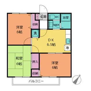 グレイスコート【2階】の間取り