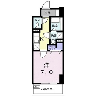 SASON【7階】の間取り