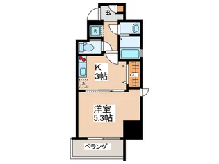 L・FLORE Center Stage【5階】の間取り