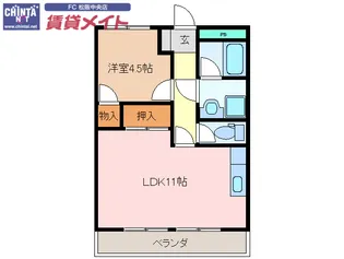 YM PALACE【2階】の間取り