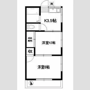 ミイツハウス【1階】の間取り