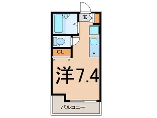 プランド-ル鶴見【1階】の間取り