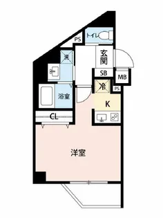 b′CASA 糀谷【1階】の間取り