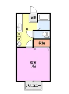 コモンズ古津駅前【2階】の間取り