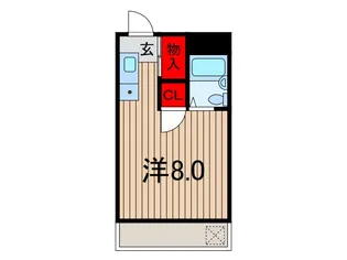 メゾンド中央【6階】の間取り