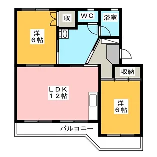 神谷マンション【2階】の間取り