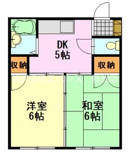 池田コーポA【2階】の間取り