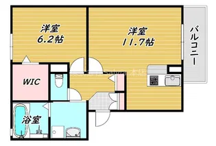 テ キューロ クアトロ【3階】の間取り