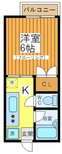 サニーコーポ【1階】の間取り