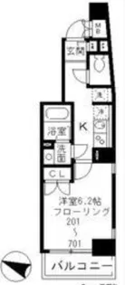プルナス森下【4階】の間取り