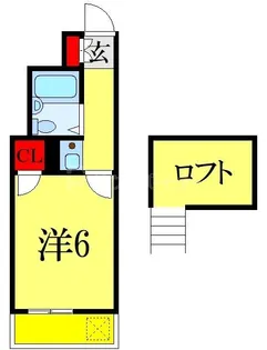 ルミエール五香【1階】の間取り