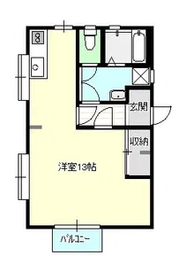 コーポスワン【2階】の間取り