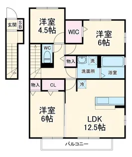 セジュールフローラ【2階】の間取り