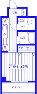 フォレスト向河原(フォレストムカイガワラ)【2階】の間取り