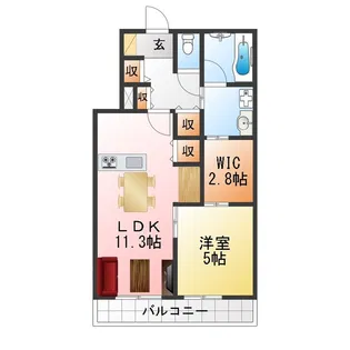 メゾン・ヒロ【1階】の間取り
