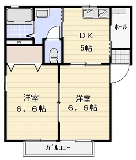 ステップハイツ鶴牧【2階】の間取り