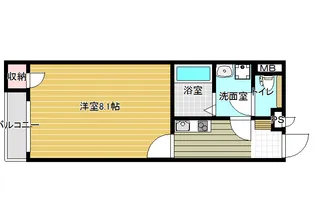 レオネクストウッドスクエア【1階】の間取り