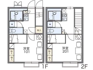 松崎I【1階】の間取り