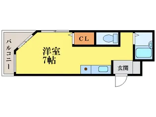 コーポ幸【3階】の間取り