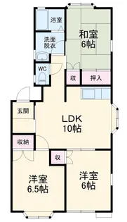 カーサ西貝【2階】の間取り