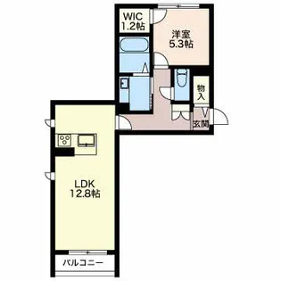 ウェルデンス上所島壱番館 1110【1階】の間取り